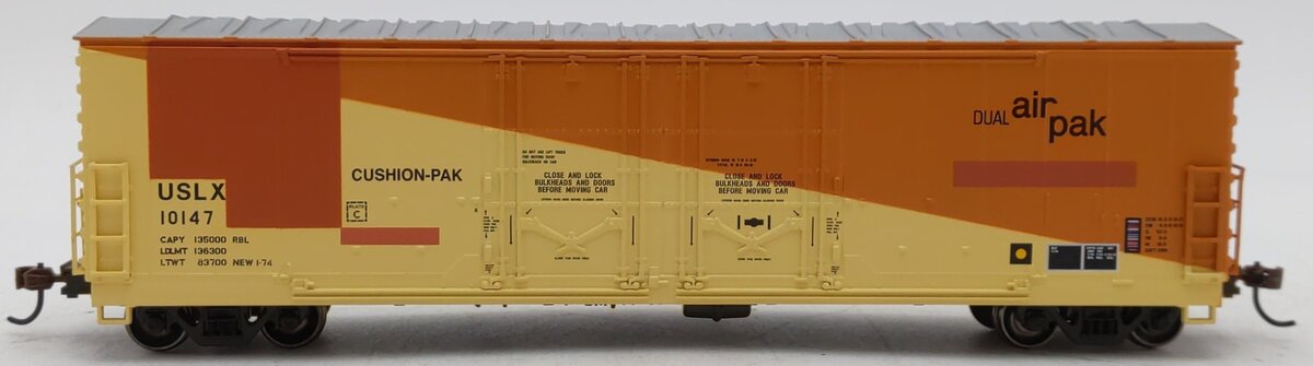 Athearn 67449 HO USLX/E-R-L RTR 50' Evans Ex-DW DD Plug Box #10147
