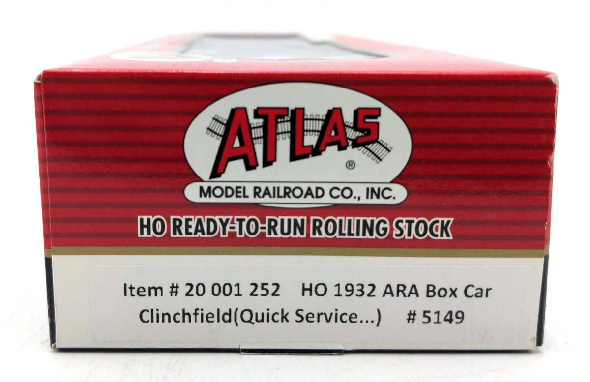 Atlas 20001252 HO CRR/Quick Service 1932 ARA Boxcar #5149