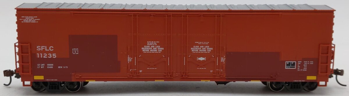 Athearn 67438 HO SFLC RTR 50' Evans Ex-DW DD Plug Box #11235