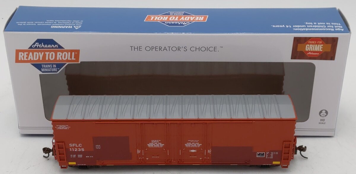 Athearn 67438 HO SFLC RTR 50' Evans Ex-DW DD Plug Box #11235