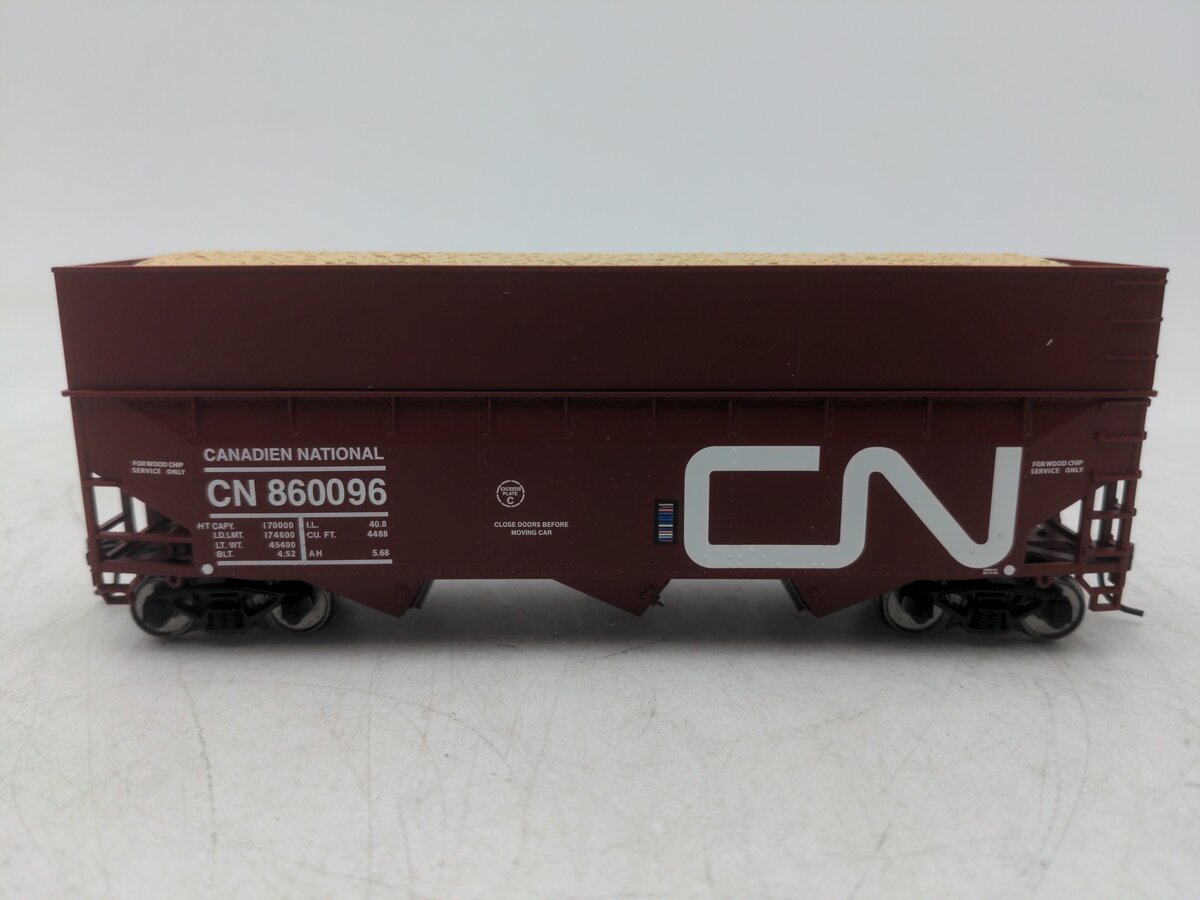 Bowser 41959 HO Canadian National RTR 70 Ton Wood Chip Hopper Car #860096