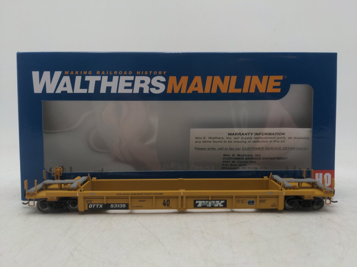 Walthers 910-5631 HO TTX Corporation 40' Well Car #53135