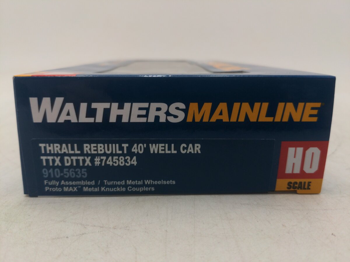 Walthers 910-5635 HO TTX Corporation 40' Well Car #745834