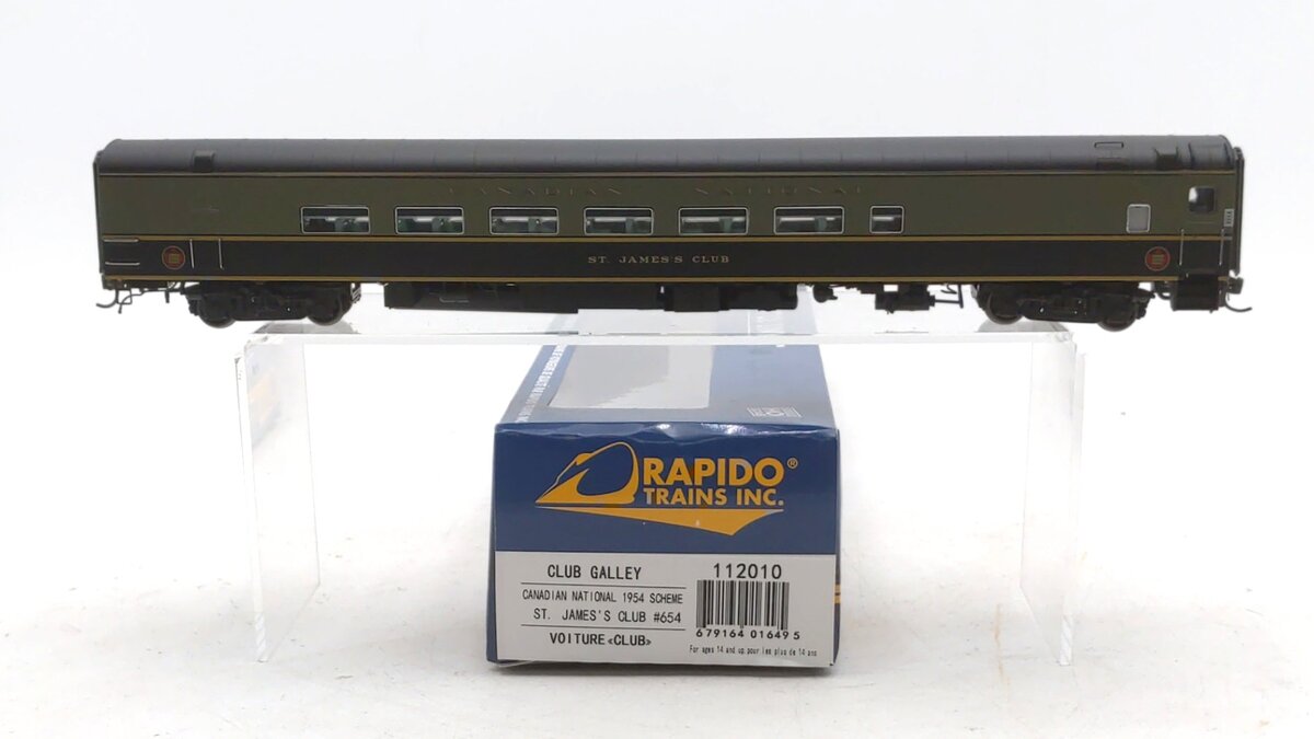 Rapido Trains 112010 HO Scale Canadian National Club Galley Passenger Car