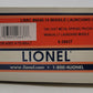 Lionel 6-26637 50th Anniversary LLRC #6440-10 Missile Launching Car EX/Box