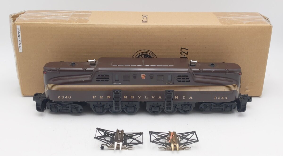 Lionel 6-38303 O Gauge PRR GG-1 Tuscan Electric Locomotive #2340 EX/Box