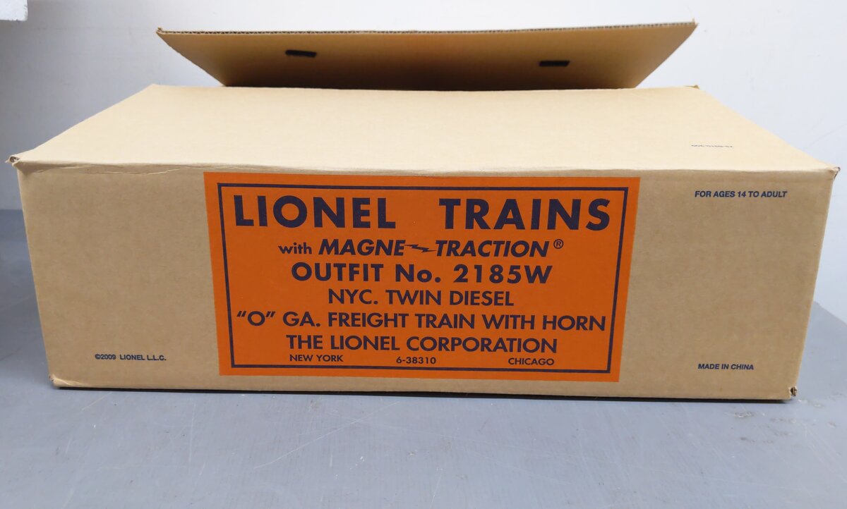 Lionel 6-38310 O Gauge 2185W New York Central AA Diesel Freight Train Set EX/Box