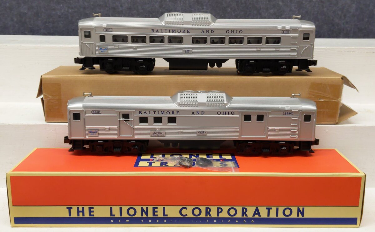 Lionel 6-38313 O Baltimore & Ohio Budd RDC Train Set LN/Box