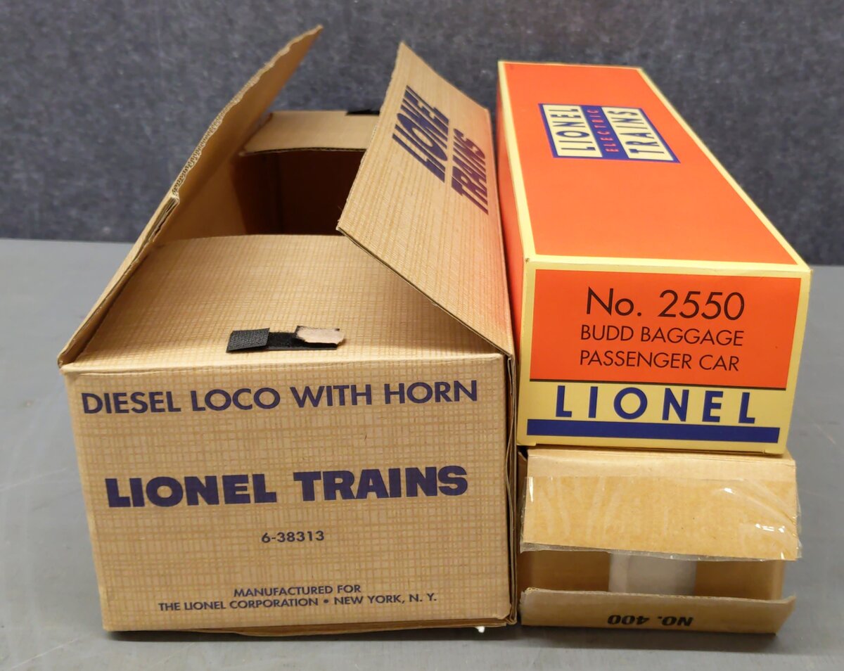 Lionel 6-38313 O Baltimore & Ohio Budd RDC Train Set LN/Box