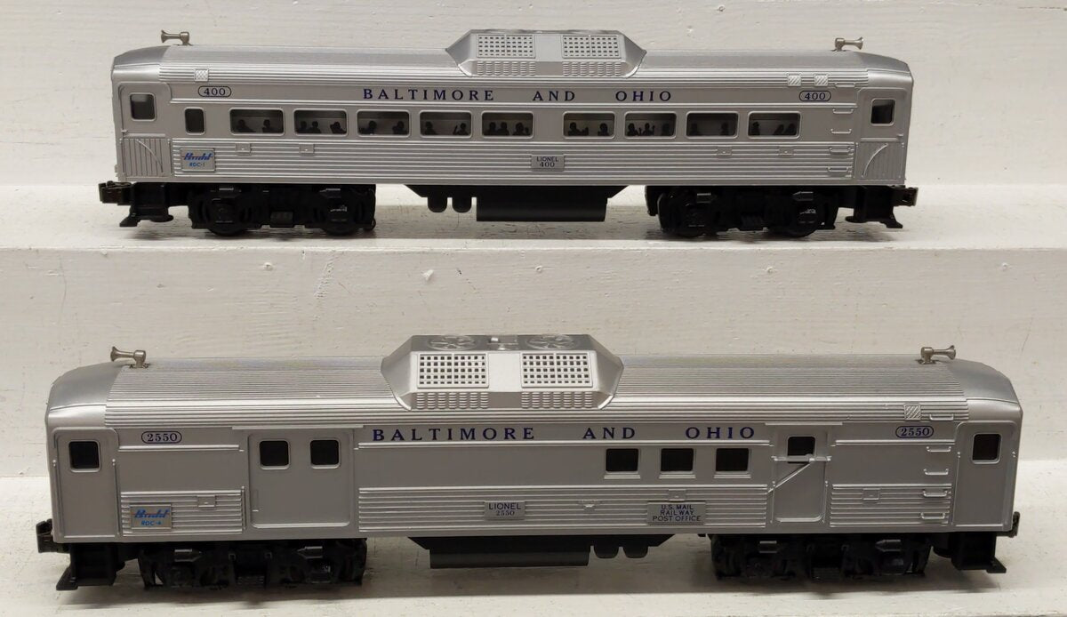 Lionel 6-38313 O Baltimore & Ohio Budd RDC Train Set LN/Box