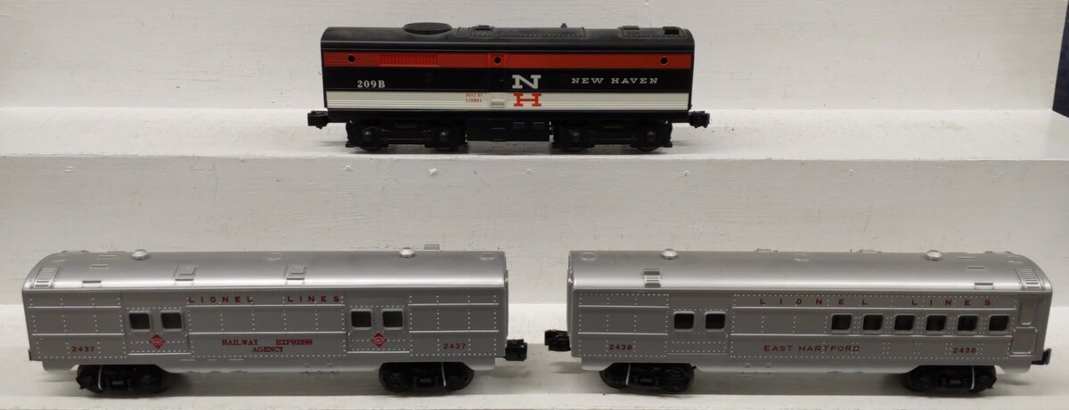 Lionel 6-52447 LCCA New Haven Alco Non-Powered B-Unit/Pass. Add-On Set EX/Box