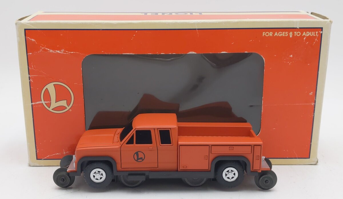Lionel 6-52107 O Gauge LCCA Orange Motorized Pickup Truck EX/Box