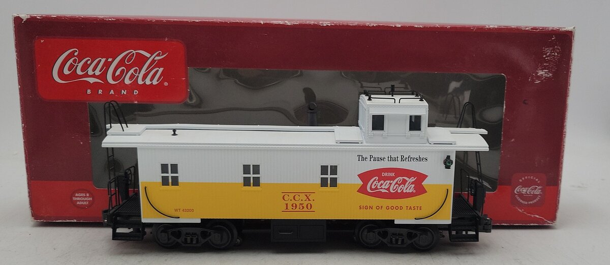 K-Line K616-5101 O Coca-Cola Wood-Sided Caboose EX/Box
