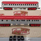K-Line K-4898B O Coca-Cola 15" Heavyweight Passenger Cars (Set of 2) EX/Box