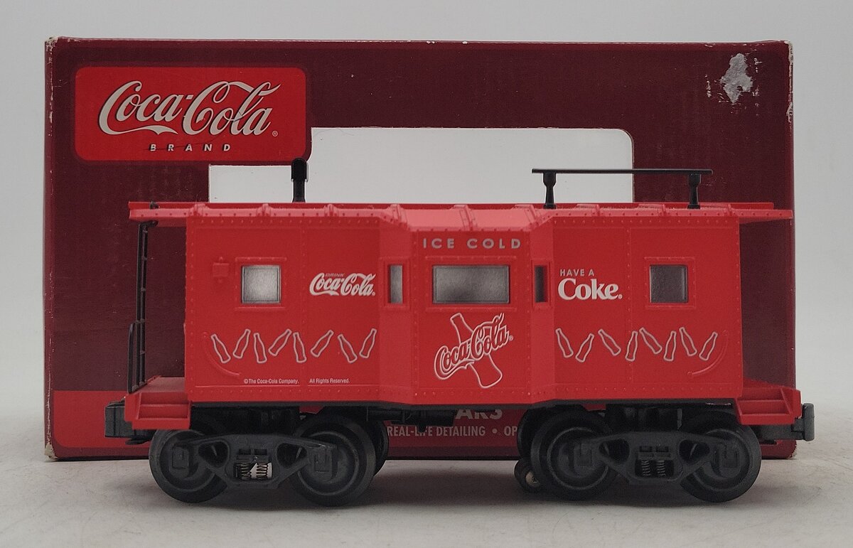 K-Line K614-5102 O Gauge Coca-Cola Bay Window Caboose EX/Box