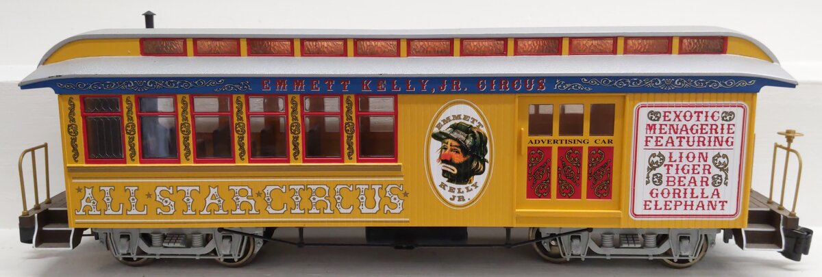 Bachmann G Scale Emmett Kelley Jr. Circus 
