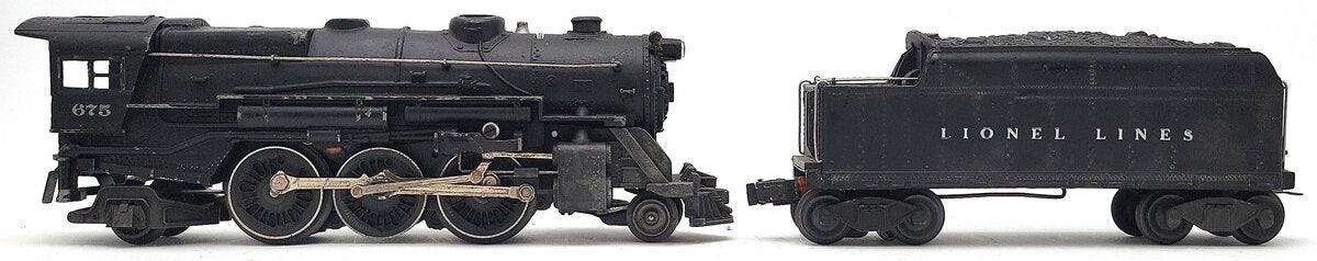 Lionel 2025 Vintage O 2-6-2 Die-Cast Steam Locomotive w/ Lionel Lines Tender VG