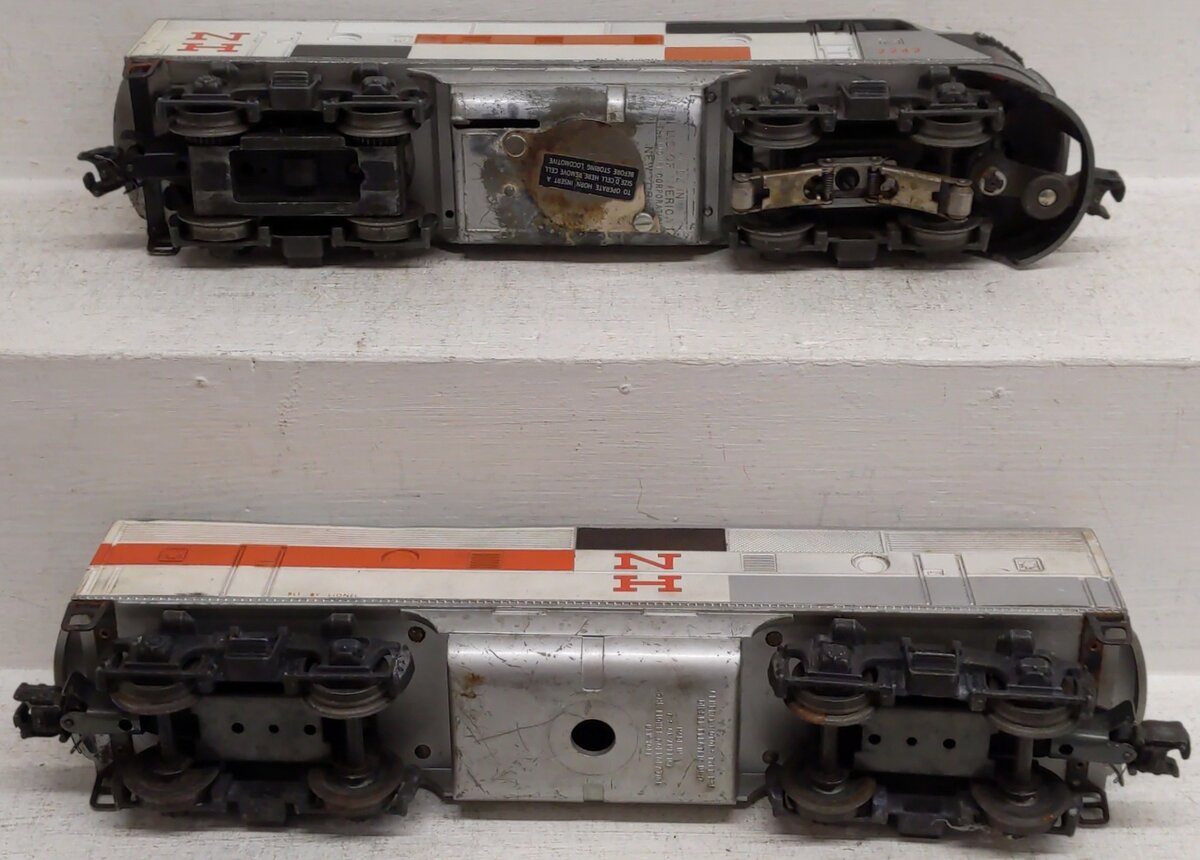 Lionel 2242 Vintage O New Haven F3 AB Diesel Locomotive VG
