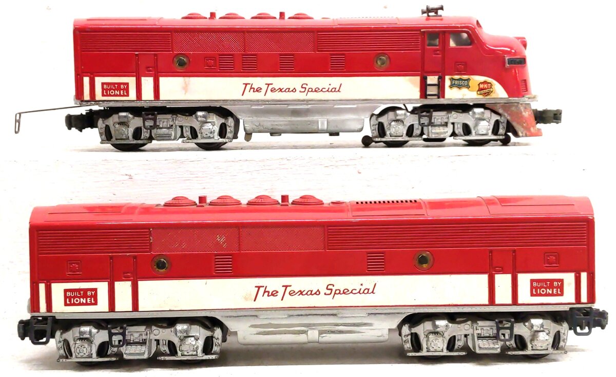 Lionel 2245 Vintage O Gauge Texas Special F-3 AB Diesel Set VG