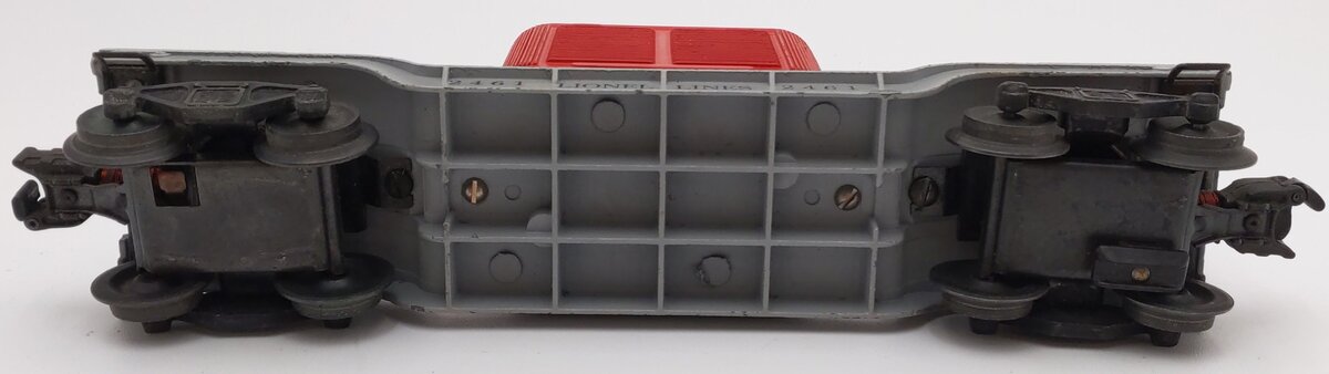 Lionel 2461 Vintage O Postwar Diecast Flatcar w/ Red Transformer VG