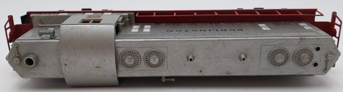 Lionel 2328 Vintage O Burlington GP-7 Powered EMD Diesel Locomotive VG