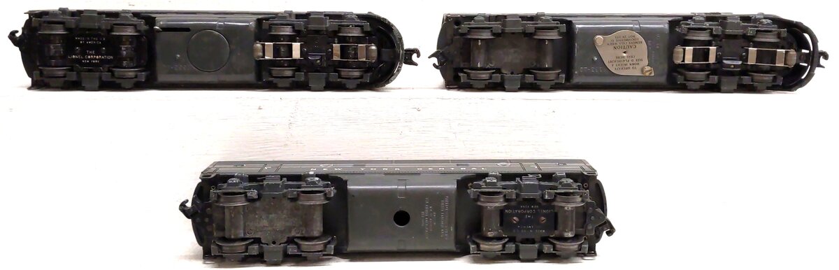 Lionel 2354 Lionel Vintage O NYC F-3 ABA Diesel Locomotive Set VG