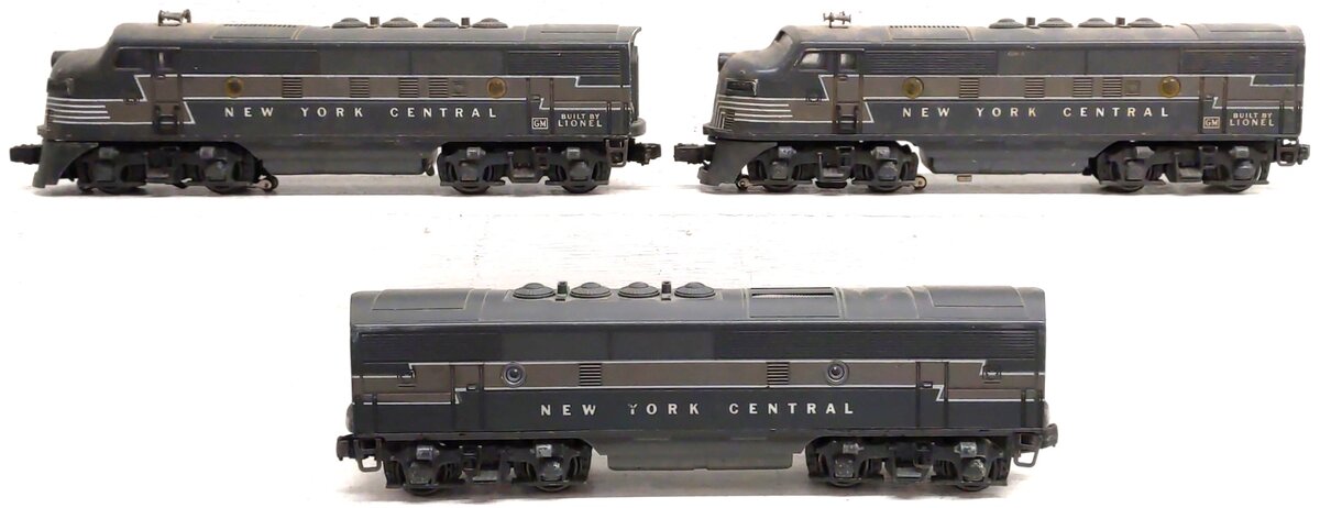 Lionel 2354 Lionel Vintage O NYC F-3 ABA Diesel Locomotive Set VG
