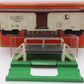 Lionel 3662 Vintage O Brn & Wht Large Operating Milk Car Bar-End Trks w/Platform VG/Box
