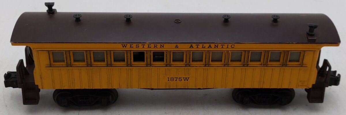 Lionel 1875W Vintage O Western & Atlantic Coach w/Whistle VG
