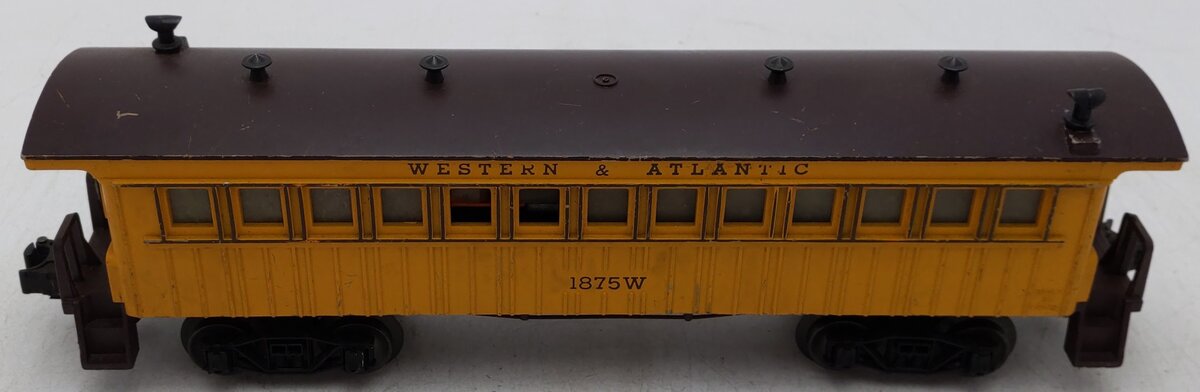 Lionel 1875W Vintage O Western & Atlantic Coach w/Whistle VG