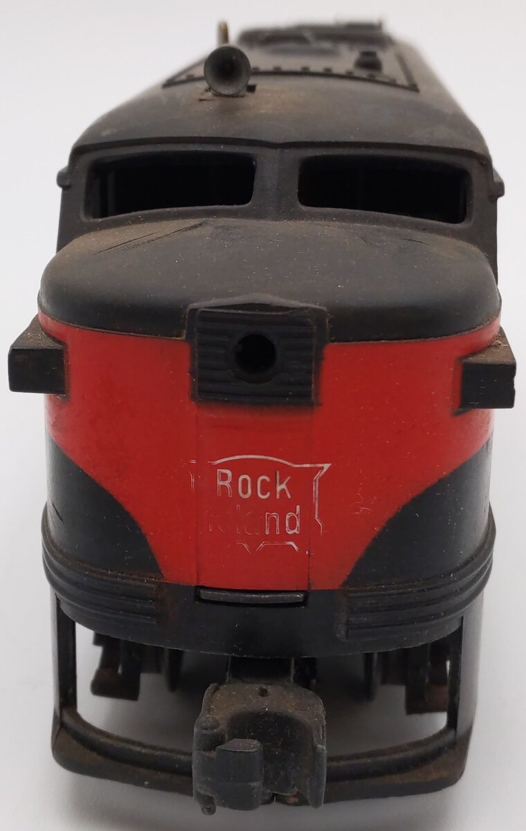 Lionel 231 Vintage O Rock Island Alco Powered A Unit Diesel Locomotive VG