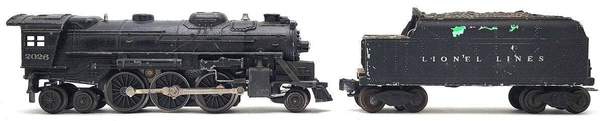 Lionel 2026 Vintage O 2-6-4 Die-Cast Steam Locomotive w/ 6466W Tender