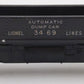 Lionel 3469 Vintage O Lionel Lines Black Automatic Dump Car