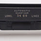Lionel 3469 Vintage O Lionel Lines Black Automatic Dump Car