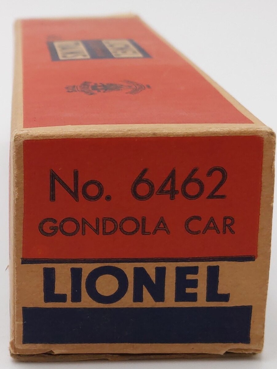 Lionel 6462 Vintage O New York Central Black Gondola EX/Box