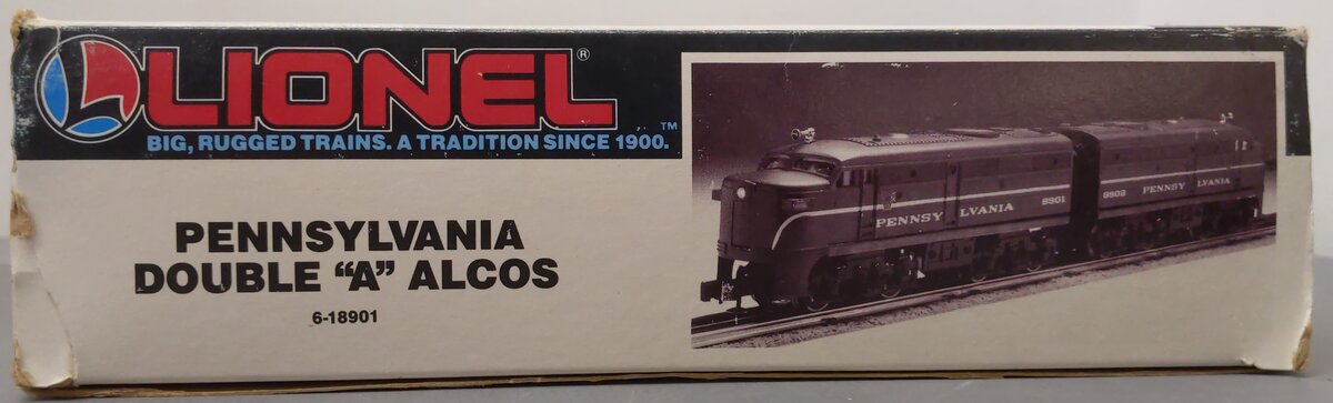 Lionel 6-18901 O Gauge Pennsylvania AA Alco Diesel Locomotive #8901/8902 Set LN/Box