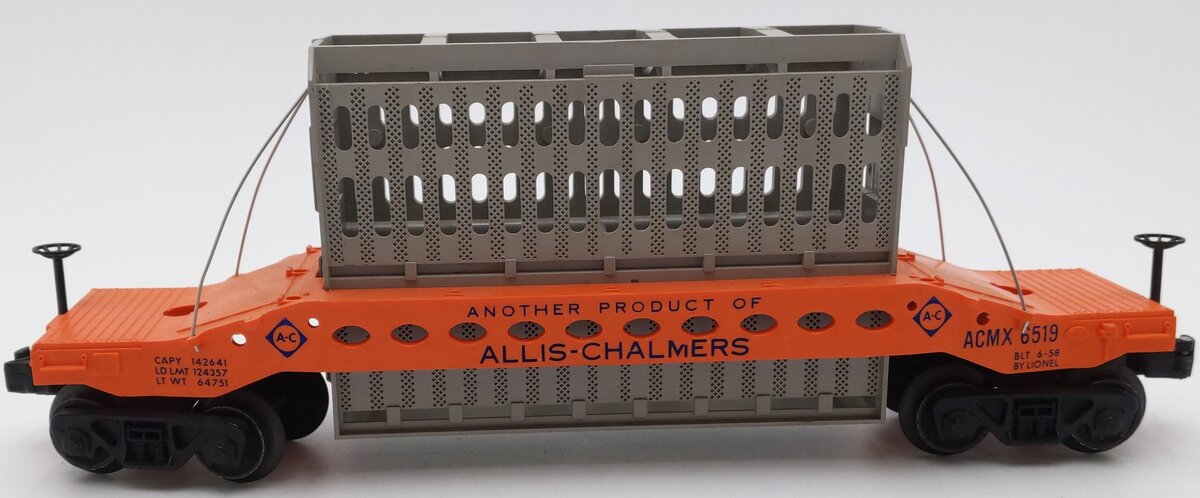 Lionel 6519 Vintage O Allis Chalmers Condenser Car EX/Box