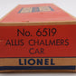 Lionel 6519 Vintage O Allis Chalmers Condenser Car EX/Box