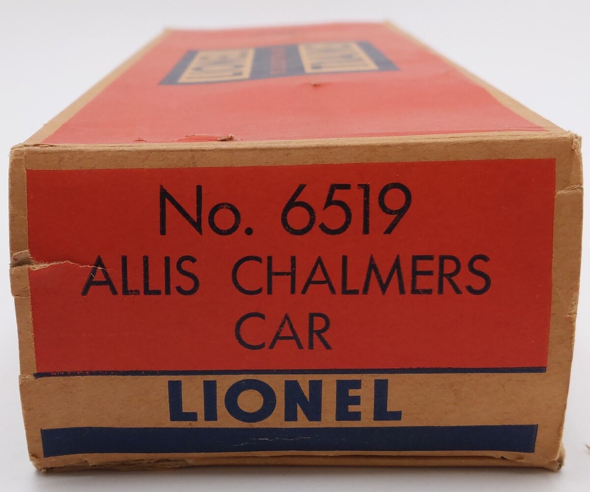 Lionel 6519 Vintage O Allis Chalmers Condenser Car EX/Box