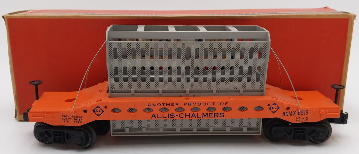 Lionel 6519 Vintage O Allis Chalmers Condenser Car EX/Box