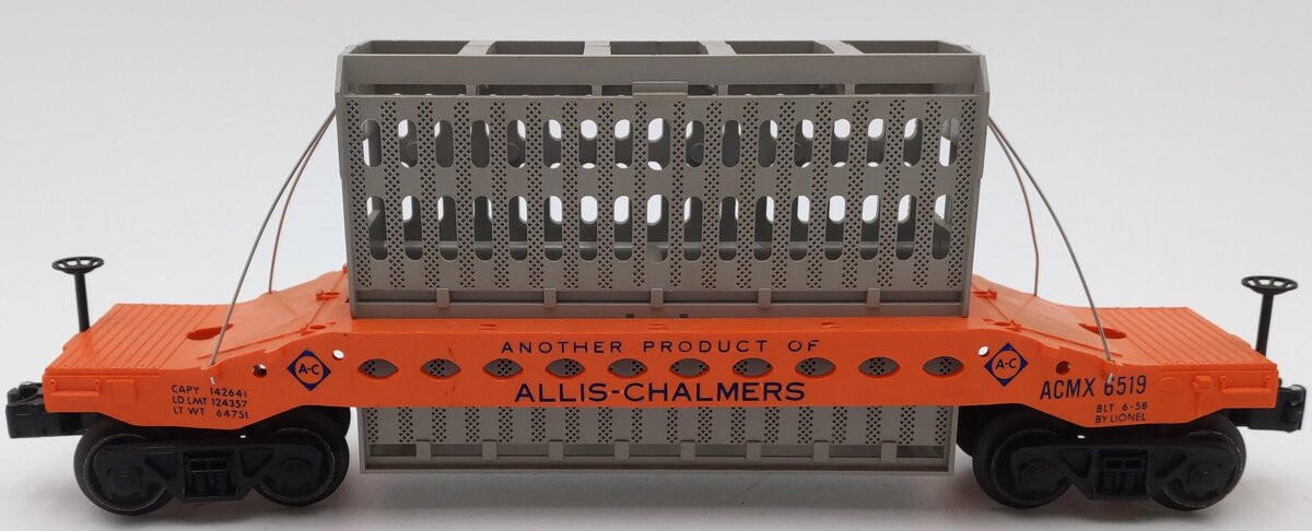 Lionel 6519 Vintage O Allis Chalmers Condenser Car EX/Box