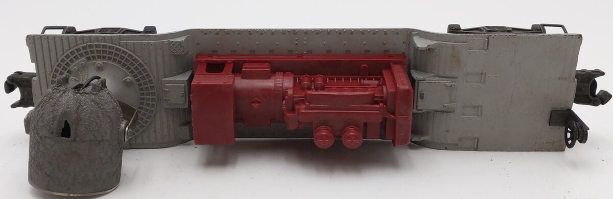 Lionel 6520 Vintage O Lionel Lines Maroon Generator Operating Searchlight Car VG