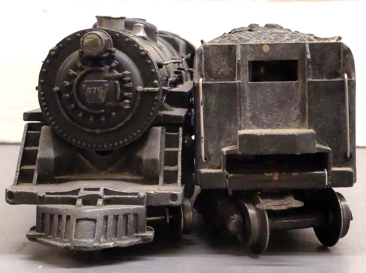 Lionel 675 Vintage O 2-6-2 K4 Pacific Die-Cast Steam Locomotive w/ 6466WX Tender VG