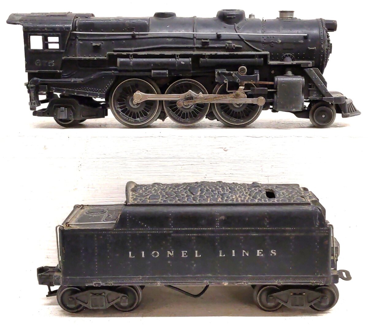 Lionel 675 Vintage O 2-6-2 K4 Pacific Die-Cast Steam Locomotive w/ 6466WX Tender VG
