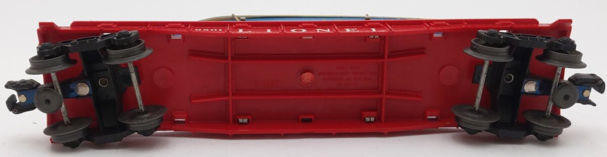 Lionel 6801-75 Vintage O Flatcar with Blue & White Boat VG/Box