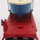 Lionel 6801-75 Vintage O Flatcar with Blue & White Boat VG/Box