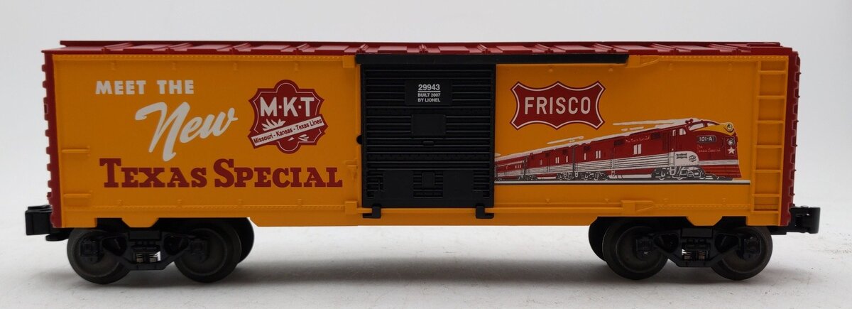 Lionel 6-29943 O Gauge Texas Special RR Art Boxcar LN/Box