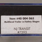 Atlas 40004065 N NJ Transit Scenic Route Multi-Level Trailer #7593
