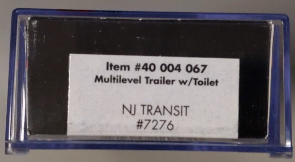 Atlas 40004067 N NJ Transit Hands Free Multi-Level Trailer #7276