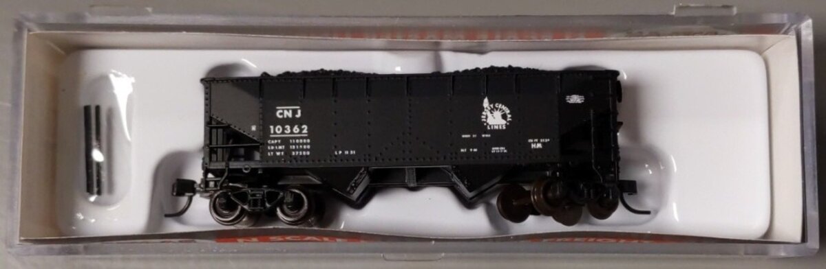 Atlas 50003109 N Jersey Central 2-Bay Offset Side Hopper (Flat End) #10362